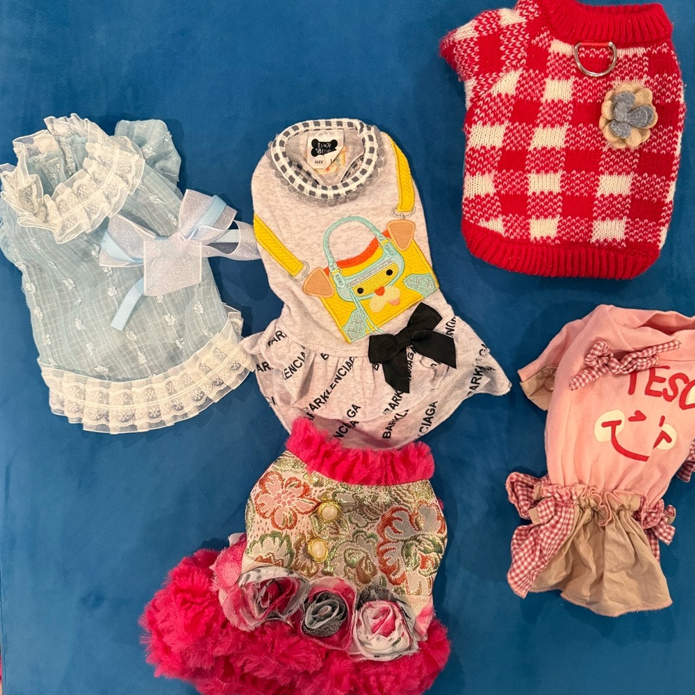 Stylish Red and White Checkered Dog Sweater